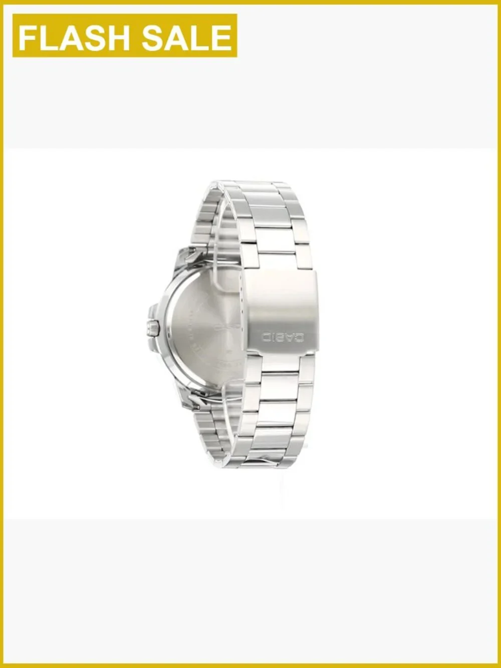 Men's Stainless Steel Analog Watch, Japanese Quartz, Date Display, Water